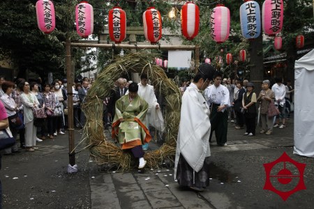 茅の輪くぐり（小野照崎神社）